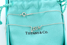Load image into Gallery viewer, Tiffany &amp; Co. Paloma Picasso Silver &quot;LOVE&quot; Grafitti 16&quot; Necklace
