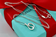 Load image into Gallery viewer, Tiffany &amp; Co. Elsa Peretti Sterling Silver Wave Pendant Necklace
