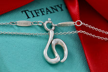 Load image into Gallery viewer, Tiffany &amp; Co. Elsa Peretti Sterling Silver Wave Pendant Necklace
