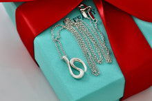 Load image into Gallery viewer, Tiffany &amp; Co. Elsa Peretti Sterling Silver Wave Pendant Necklace
