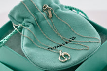 Load image into Gallery viewer, Tiffany &amp; Co. Elsa Peretti Sterling Silver Wave Pendant Necklace
