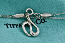 Load image into Gallery viewer, Tiffany &amp; Co. Elsa Peretti Sterling Silver Wave Pendant Necklace
