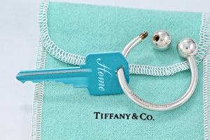 Tiffany & Co. Silver Large Horseshoe Key ring Keychain 2001