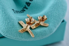 Load image into Gallery viewer, Tiffany &amp; Co. Paloma Picasso 18Kt. Gold X Kiss Stud Earrings
