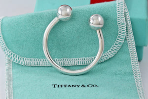 Tiffany & Co. Silver Large Horseshoe Key ring Keychain 2001