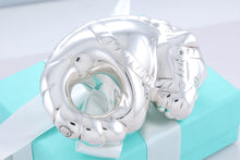 Load image into Gallery viewer, Tiffany &amp; Co. Silver Seahorse Baby Rattle RARE
