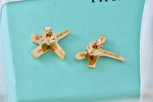 Load image into Gallery viewer, Tiffany &amp; Co. Paloma Picasso 18Kt. Gold X Kiss Stud Earrings
