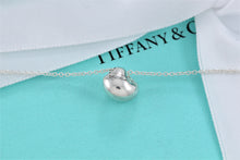 Load image into Gallery viewer, Tiffany &amp; Co. Elsa Peretti Silver Bean Nugget Pendant Necklace
