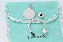 Load image into Gallery viewer, Tiffany &amp; Co. Silver Vintage Round Tag Key Chain
