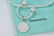 Load image into Gallery viewer, Tiffany &amp; Co. Silver Vintage Round Tag Key Chain
