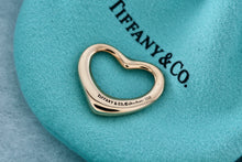 Load image into Gallery viewer, Tiffany &amp; Co. Elsa Peretti 18K Gold Medium 22mm Open Heart Pendant
