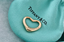 Load image into Gallery viewer, Tiffany &amp; Co. Elsa Peretti 18K Gold Medium 22mm Open Heart Pendant
