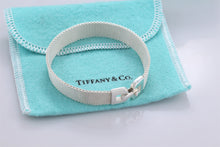 Load image into Gallery viewer, Tiffany &amp; Co. Mesh Silver Buckle Clasp Bracelet
