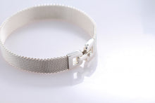 Load image into Gallery viewer, Tiffany &amp; Co. Mesh Silver Buckle Clasp Bracelet
