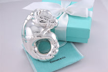 Load image into Gallery viewer, Tiffany &amp; Co. Silver Seahorse Baby Rattle RARE

