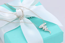 Load image into Gallery viewer, Tiffany &amp; Co. Paloma Picasso Silver Zig Zag Scribble Charm Necklace
