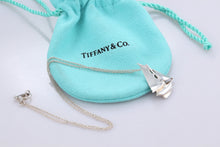 Load image into Gallery viewer, Tiffany &amp; Co. Silver Sailboat Pendant Necklace Vintage
