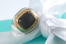 Load image into Gallery viewer, Tiffany &amp; Co. Paloma Picasso 18Kt. Gold &amp; Silver Amethyst Cocktail Ring
