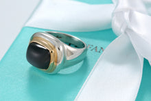 Load image into Gallery viewer, Tiffany &amp; Co. Paloma Picasso 18Kt. Gold &amp; Silver Amethyst Cocktail Ring
