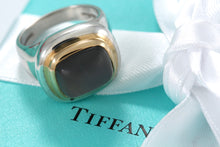 Load image into Gallery viewer, Tiffany &amp; Co. Paloma Picasso 18Kt. Gold &amp; Silver Amethyst Cocktail Ring
