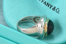 Load image into Gallery viewer, Tiffany &amp; Co. Paloma Picasso 18Kt. Gold &amp; Silver Amethyst Cocktail Ring
