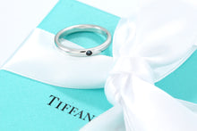 Load image into Gallery viewer, Tiffany &amp; Co. Elsa Peretti Blue Sapphire Stacking Band Ring

