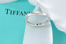 Load image into Gallery viewer, Tiffany &amp; Co. Elsa Peretti Blue Sapphire Stacking Band Ring
