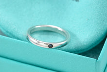 Load image into Gallery viewer, Tiffany &amp; Co. Elsa Peretti Blue Sapphire Stacking Band Ring
