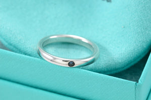 Tiffany & Co. Elsa Peretti Blue Sapphire Stacking Band Ring