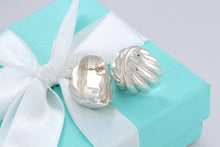 Load image into Gallery viewer, Tiffany &amp; Co. Silver Dome Shell Earrings Vintage
