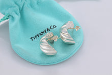 Load image into Gallery viewer, Tiffany &amp; Co. Silver Dome Shell Earrings Vintage
