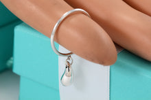 Load image into Gallery viewer, Tiffany &amp; Co. Elsa Peretti Silver Dangle Teardrop Ring
