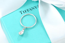 Load image into Gallery viewer, Tiffany &amp; Co. Elsa Peretti Silver Dangle Teardrop Ring
