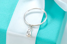 Load image into Gallery viewer, Tiffany &amp; Co. Elsa Peretti Silver Dangle Teardrop Ring
