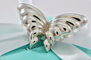 Tiffany & Co.  Sterling Silver Mexico Large Butterfly Brooch Pin