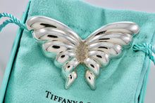 Load image into Gallery viewer, Tiffany &amp; Co.  Sterling Silver Mexico Large Butterfly Brooch Pin
