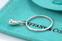 Load image into Gallery viewer, Tiffany &amp; Co. Elsa Peretti Silver Dangle Teardrop Ring
