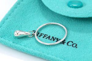 Tiffany & Co. Elsa Peretti Silver Dangle Teardrop Ring