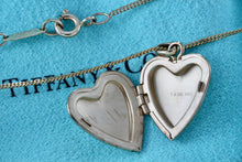 Load image into Gallery viewer, Tiffany &amp; Co. Vintage 14Kt. Gold Heart Locket Pendant 18&quot; Necklace
