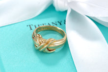 Load image into Gallery viewer, Tiffany &amp; Co. Signature &quot;X&quot; 18K Gold Ring Band
