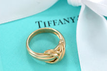 Load image into Gallery viewer, Tiffany &amp; Co. Signature &quot;X&quot; 18K Gold Ring Band
