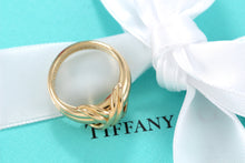 Load image into Gallery viewer, Tiffany &amp; Co. Signature &quot;X&quot; 18K Gold Ring Band
