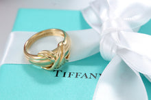 Load image into Gallery viewer, Tiffany &amp; Co. Signature &quot;X&quot; 18K Gold Ring Band
