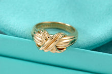 Load image into Gallery viewer, Tiffany &amp; Co. Signature &quot;X&quot; 18K Gold Ring Band
