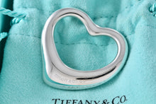 Load image into Gallery viewer, Tiffany &amp; Co. Elsa Peretti Silver Extra Large Open Heart Pendant 35mm
