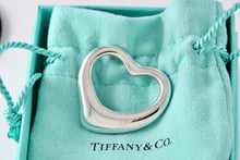 Load image into Gallery viewer, Tiffany &amp; Co. Elsa Peretti Silver Extra Large Open Heart Pendant 35mm
