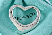 Load image into Gallery viewer, Tiffany &amp; Co. Elsa Peretti Silver Extra Large Open Heart Pendant 35mm
