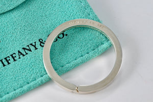 Tiffany & Co. Silver Large Circle Key Ring keychain