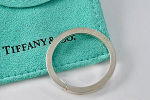 Tiffany & Co. Silver Large Circle Key Ring keychain