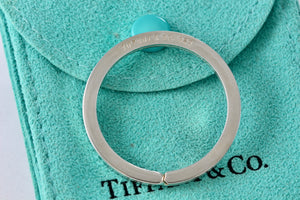 Tiffany & Co. Silver Large Circle Key Ring keychain